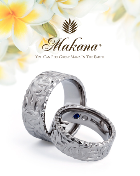 Makana(マカナ)－K18フラット　9mm／7mm